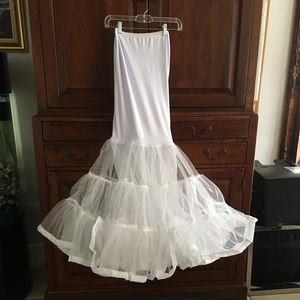 Wedding dress slip mermaid fit